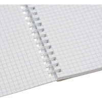 Тетрадь общая Attache,60л,клет,А5,спир,обл.мел.карт