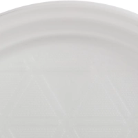 Тарелка одноразовая Комус d 210мм, белая, ПП, 50шт/уп