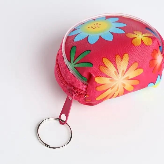 Кошелёк детский &laquo;Цветочки&raquo;, маленький, монетница, МИКС