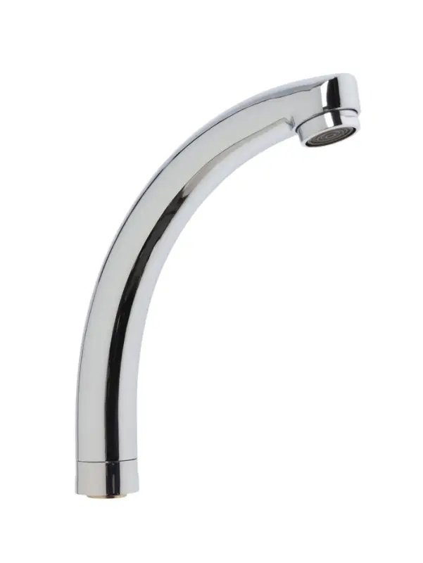 Излив для смесителя ZEIN &laquo;Утка&raquo;, 3/4", по оси 14.5 см, нерж. сталь, аэратор пластик