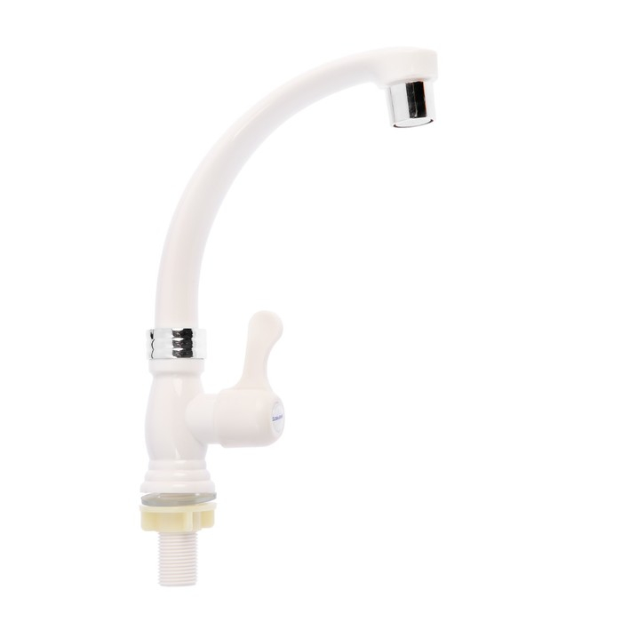 Моносмеситель  Моносмеситель "Эверест" B42-337, вентильный, с высоким изливом, белый