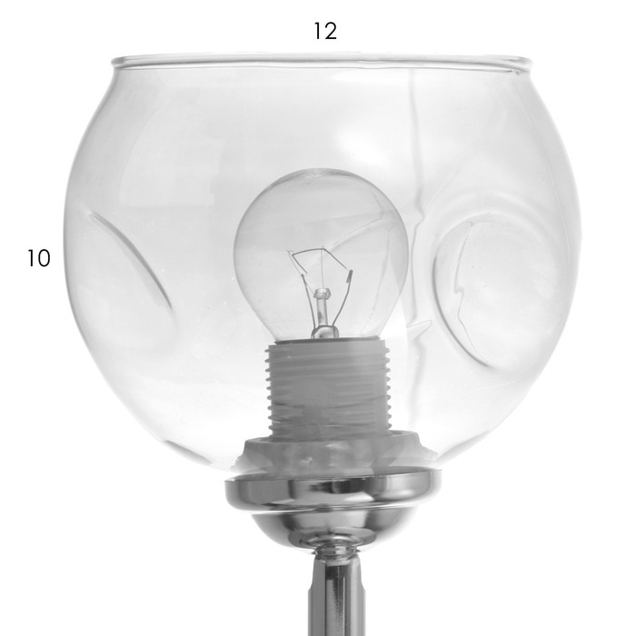 Бра "Берта" 1хЕ27 40Вт хром 21х13х23 см