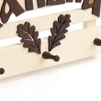 Табличка для бани &laquo;Банька&raquo;, 58&times;22 см, деревянная, 3 крючка