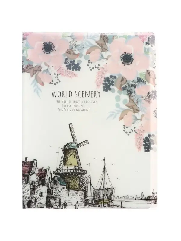 Папка формат А4, с 40 прозрачными файлами &laquo;Город&raquo;, МИКС