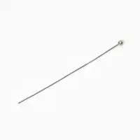 Штифт с шариком СМ-1103-11, 4 см, 50 г, (&plusmn;557 шт.), цвет серебро