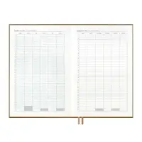 Ежедневник-органайзер Twill, недатированный, коричневый