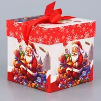 Коробка Самосборная "Колокольчики" 15х15х15 см