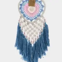 Ловец снов &laquo;Голубое сердце&raquo;, 17&times;50 см