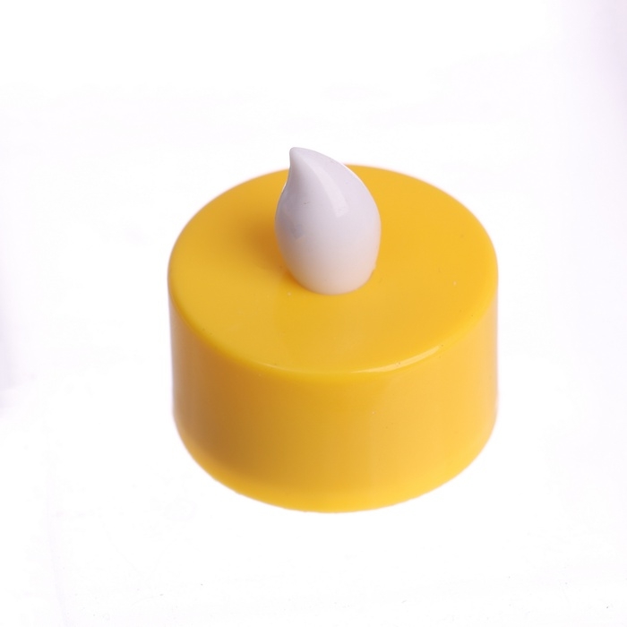 Светодиодные свечи, ночники LED RISALUX «Для чудесных моментов!» набор 2 шт., жёлтые, RGB, 3.5×3.5×4 см