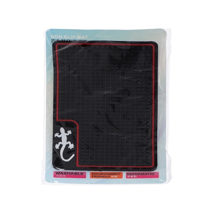 Массажный коврик подлокотника, ящерица с красной окантовкой, 26×15 см Массажный коврик подлокотника, ящерица с красной окантовкой, 26×15 см