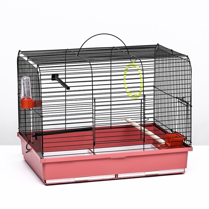 Клетка Клетка "Грация", 2 яруса, 50 х 37 х 37 см, микс цветов