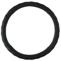 ЕРМАК  Оплетка руля, натуральная кожа, черный, разм. (М)