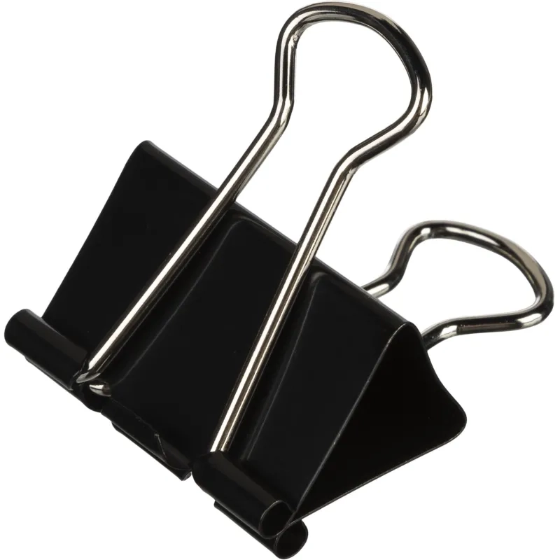 Зажимы для бумаг 51мм 12шт./уп. Комус, в картонной коробке