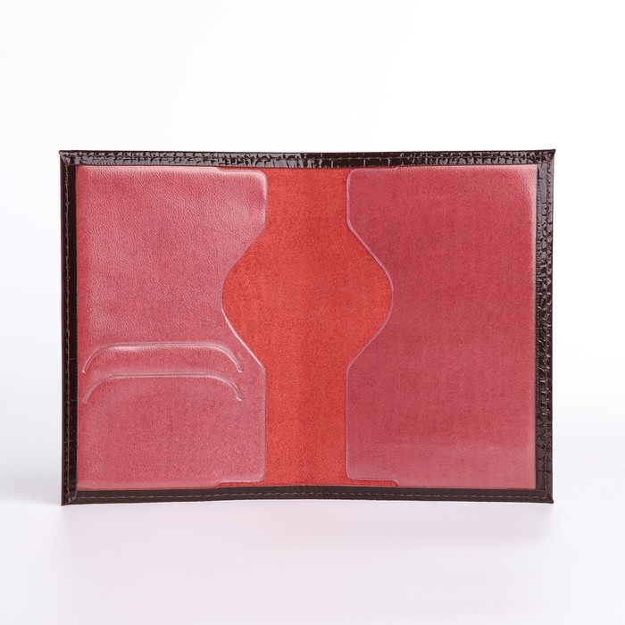 Обложка для паспорта, цвет тёмно-коричневый Обложка для паспорта, цвет тёмно-коричневый