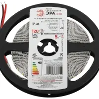 Лента светодиодная 9,6Вт/м 12В 4000К IP20 120LED/м 2835-120-4000K-12-9,6-8-IP20-1 year