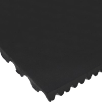 Коврик входной универсальный ромб 680х830мм черный