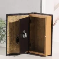 Шкатулка книга-сейф &laquo;Корона&raquo;, искусственная кожа, 21&times;13&times;5 см