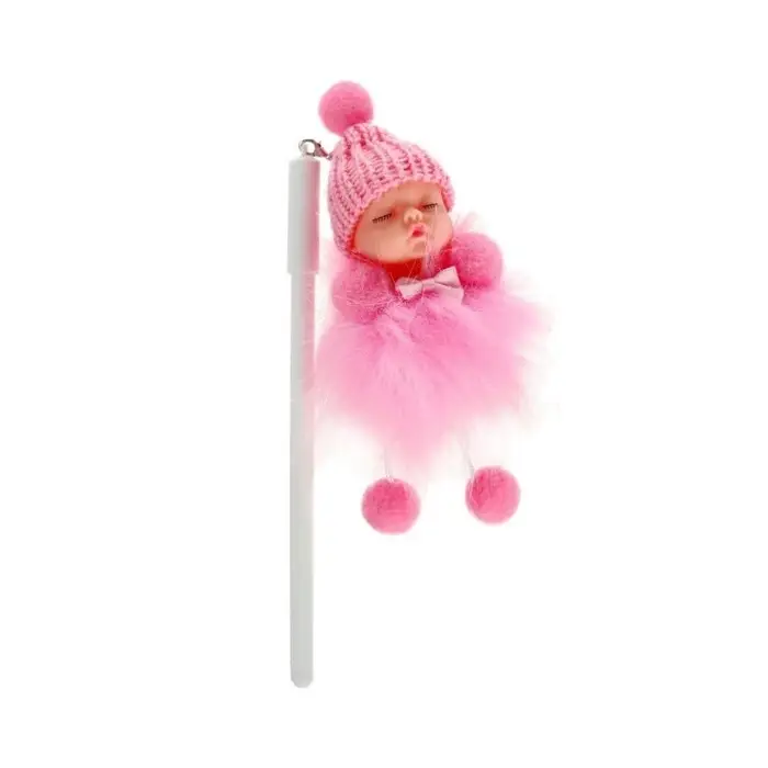 Ручка гелевая-прикол Calligrata Ручка гелевая-прикол Calligrata "Пупс в шапочке", МИКС (штрихкод на штуке)