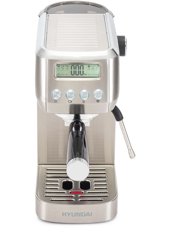 Кофеварка рожковая HEM-9990 серебристый Кофеварка рожковая HEM-9990 серебристый