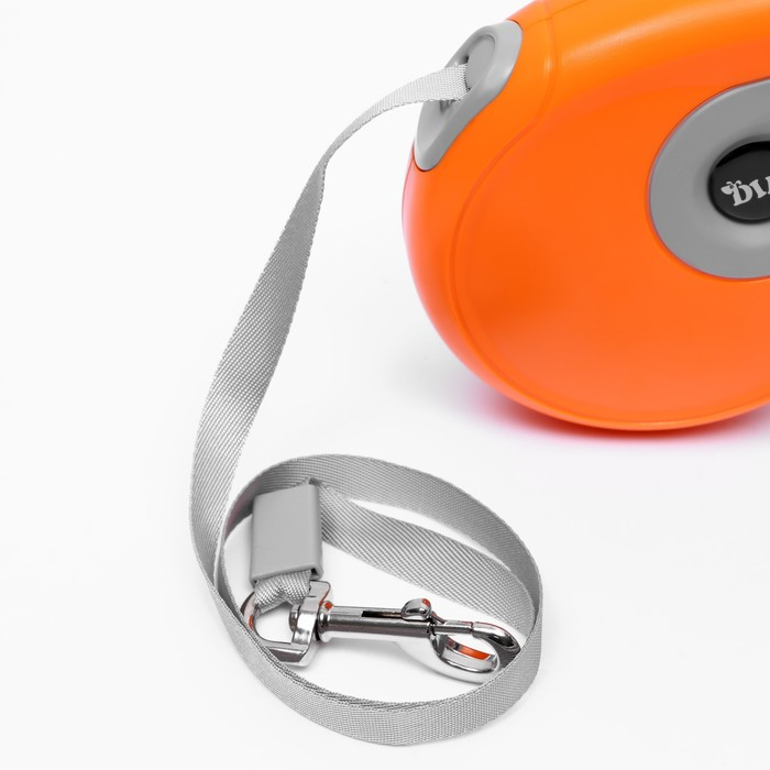 Рулетка DIIL, 8 м, до 50 кг, лента, прорезиненная ручка, оранжевая с серым Рулетка DIIL, 8 м, до 50 кг, лента, прорезиненная ручка, оранжевая с серым