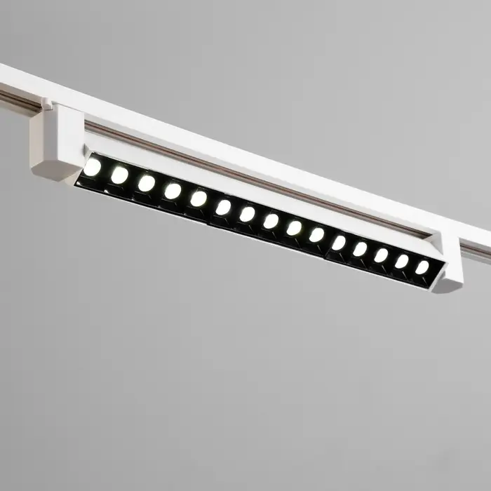 Светильник трековый BayerLux Simple &laquo;Линза&raquo; LED, 30 Вт, 47&times;3.5&times;4.5 см, белый