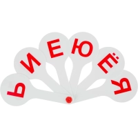 Веер-касса гласные буквы ВК01