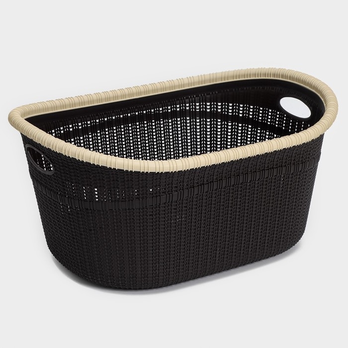 Набор для ванной комнаты 7 предметов: корзина 4 шт, корзина для белья, ведро для мусора, ёрш, цвет коричневый Набор для ванной комнаты 7 предметов: корзина 4 шт, корзина для белья, ведро для мусора, ёрш, цвет коричневый