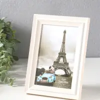 Фоторамка пластик 10х15 см "Остин" бело-бежевый 18,5х13,5х1,5 см