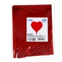 Шар фольгированный 18" «Сердце — красное», 1 шт. Шар фольгированный 18" «Сердце — красное», 1 шт.