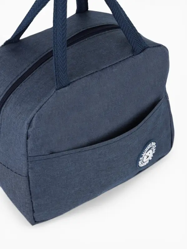 Термосумка на молнии, объём 6 л, цвет синий