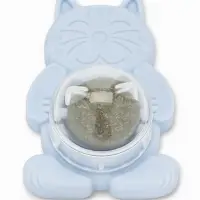 Игрушка для кошек из кошачьей мяты "Большой Кот" на основании, 4,5х6х6 см, синий
