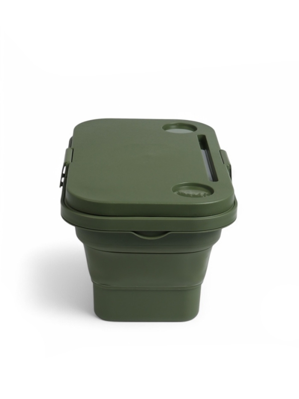 Корзина - столик Maclay 2 в 1, складная, 47 х 28,5 х 23,5 см, стол 45 х 28 х 16 см, зелёная Корзина - столик Maclay 2 в 1, складная, 47 х 28,5 х 23,5 см, стол 45 х 28 х 16 см, зелёная