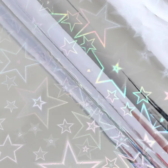 Бумага голографическая «Звездопад», синяя, 70×100 см Бумага голографическая «Звездопад», синяя, 70×100 см