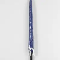 Зонт - трость полуавтоматический, &laquo;Однотонный&raquo;, 8 спиц, R=52/60 см, d=104 см, синий