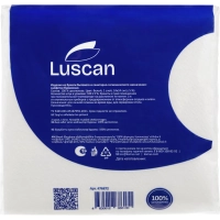 Салфетки бумажные Luscan 1сл24х24белые100шт/уп