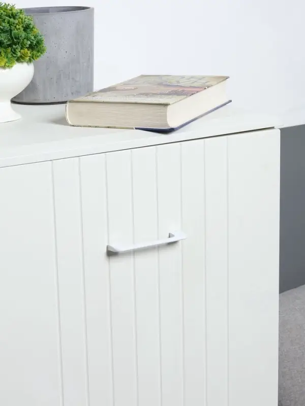 Ручка-скоба CAPPIO RSC023, алюминий, м/о 96 мм, цвет белый