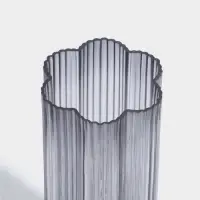 Ваза для цветов &laquo;Клэй&raquo; полосы, 25&times;10 см, стекло