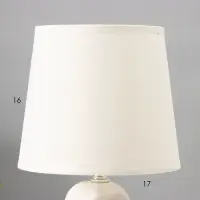 Настольная лампа с абажуром RISALUX &laquo;Маркета&raquo;, Е14, 40 Вт, 18&times;18&times;33.5 см