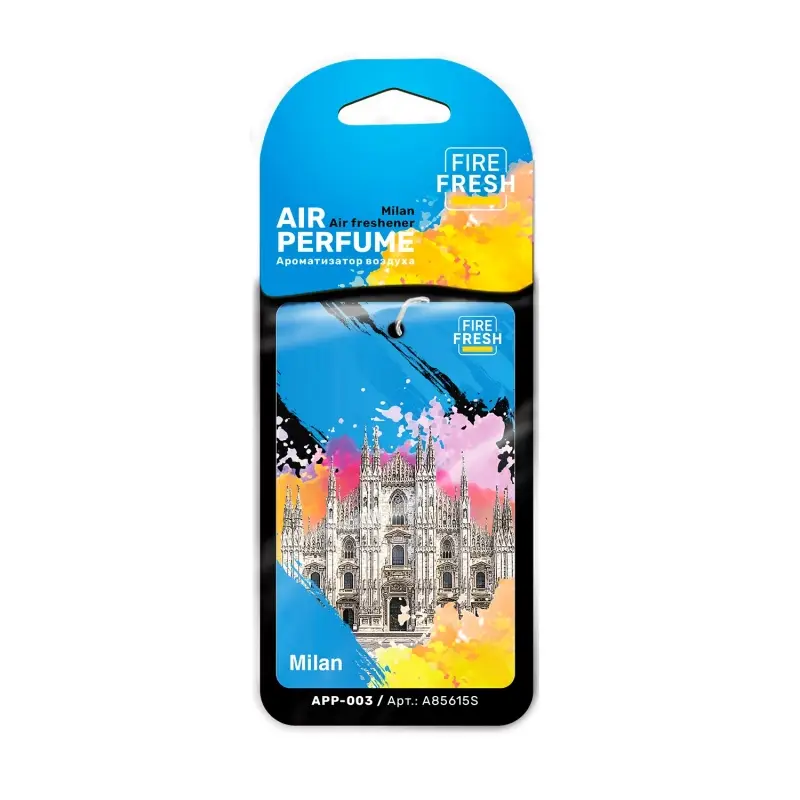 Ароматизатор AVS APP-003 AIR PERFUME (аром. Pour homme/Для мужчин) Italy/Milan (бумажные)