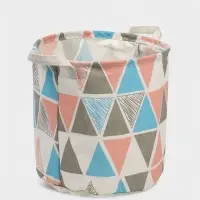 Корзина для белья Доляна &laquo;Ромбы&raquo;, 30&times;30&times;30 см