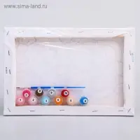 Картина по номерам для детей Друзья, 20&times;30 см, &laquo;Кошечка&raquo;