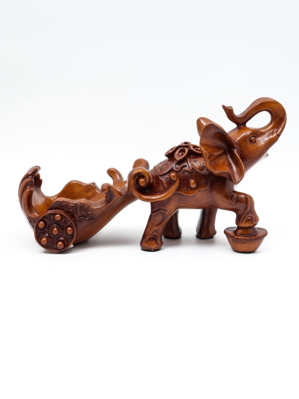 Подставка для бутылки  Подставка для бутылки "Слон" под дерево, 34х13х20см