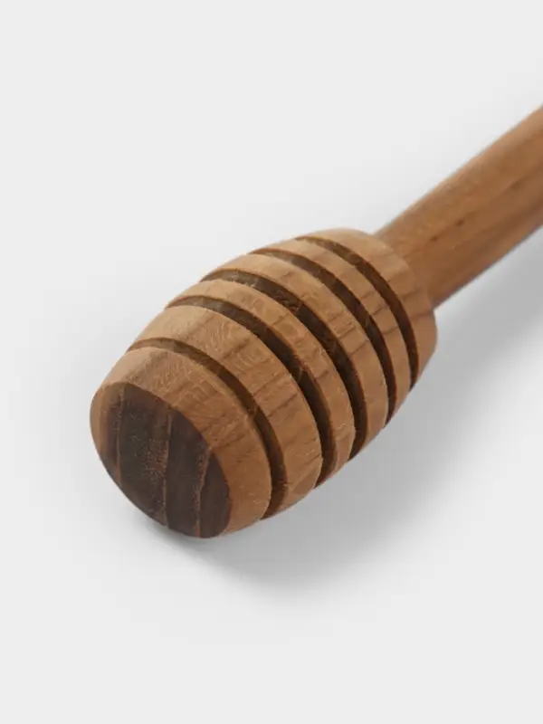 Ложка для мёда, 12 см, тиковое дерево