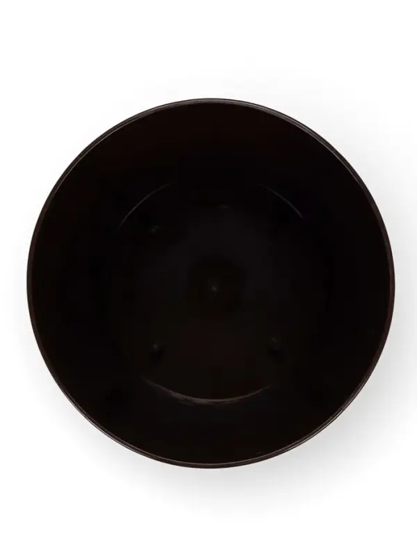 Горшок для цветов с поддоном &laquo;Ротанг&raquo;, 4.7 л, d=15 см, h=14 см, пластиковый, коричневый