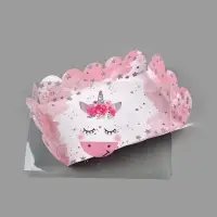 Коробка для печенья, кондитерская упаковка с пластиковой крышкой, &laquo;Чудесных мгновений&raquo;, 20&times;30&times;8 см