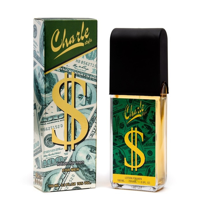 Лосьон одеколон после бритья  Лосьон одеколон после бритья "Charle style $ Dollar" по мотивам One million, Paco Rabanne, 100 мл