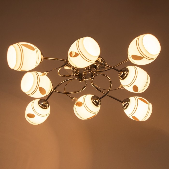 Люстра Люстра "Аннета" 8х40Вт Е27 Хром МОДЕЛЬ: 2800087