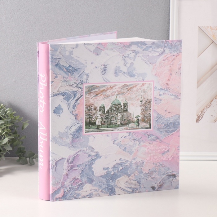 Фотоальбом на 800 фото 10х15 см Фотоальбом на 800 фото 10х15 см "Прогулка у собора" в коробке МИКС 5,5х30,5х33,5 см