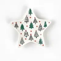 Подставка под чайные пакетики новогодняя &laquo;Зимний лес&raquo;, 8.7&times;8.7 см