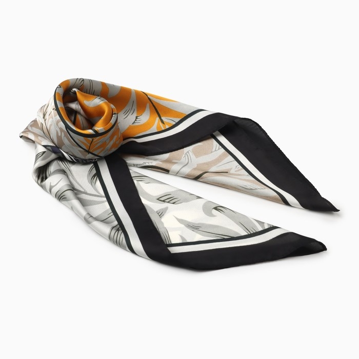 Платок женский MINAKU р-р 70*70 см, цв. серый Платок женский MINAKU р-р 70*70 см, цв. серый